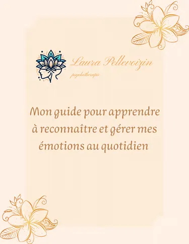 Guide gratuit gestion des émotions Laura Pellevoizin psychothérapeute Fréjus